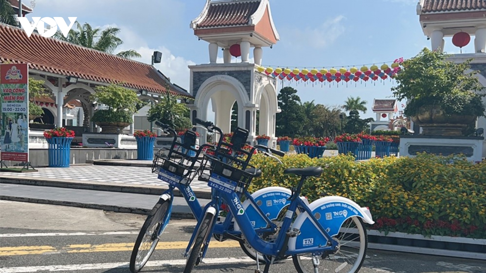 Thí điểm mô hình trạm xe đạp cho thuê khắp thành phố Đà Nẵng